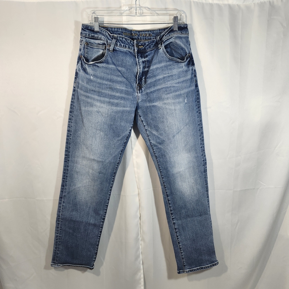 American Eagle Outfitters Light Blue Straight Jeans